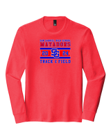 San Gabriel HS Track & Field Stamp - Tri-Blend Long Sleeve