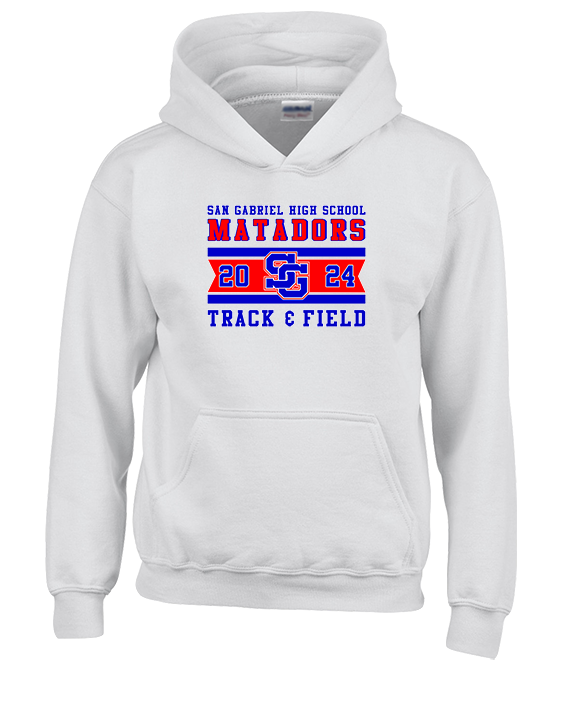 San Gabriel HS Track & Field Stamp - Youth Hoodie