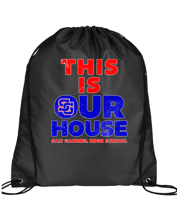 San Gabriel HS Track & Field TIOH - Drawstring Bag