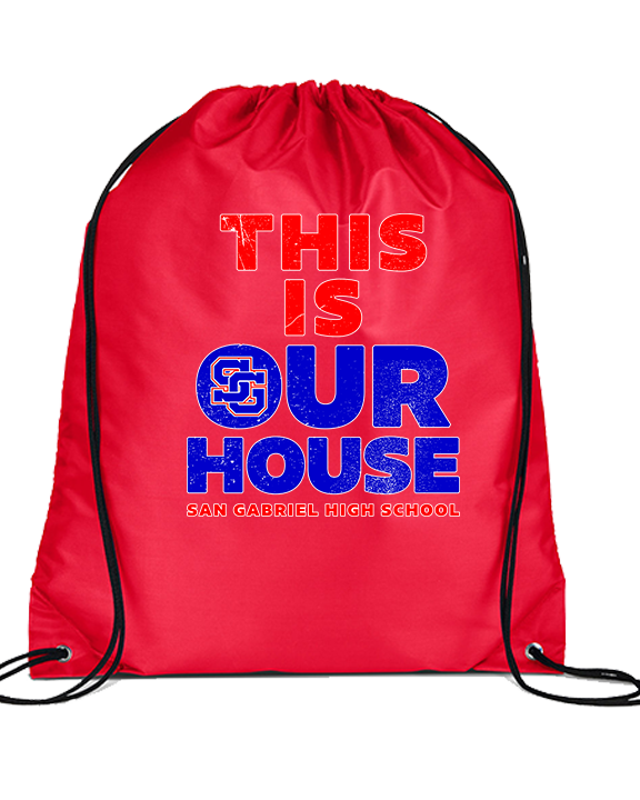 San Gabriel HS Track & Field TIOH - Drawstring Bag