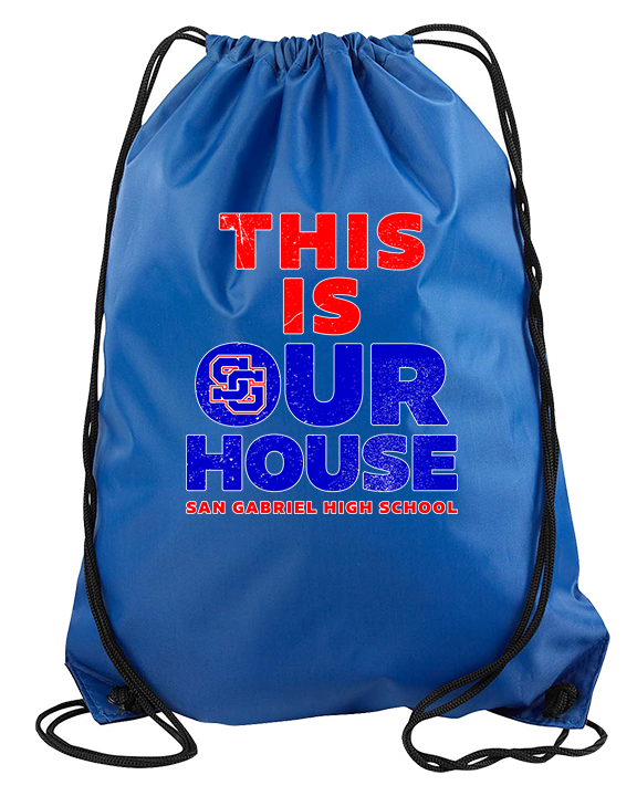 San Gabriel HS Track & Field TIOH - Drawstring Bag