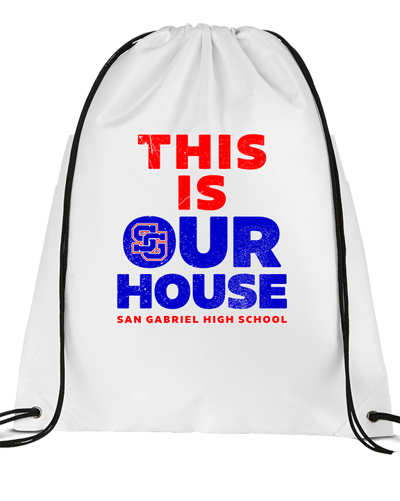 San Gabriel HS Track & Field TIOH - Drawstring Bag