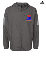 San Gabriel HS Track & Field TIOH - Mens Adidas Full Zip Jacket