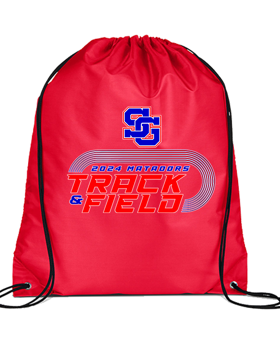 San Gabriel HS Track & Field Turn - Drawstring Bag