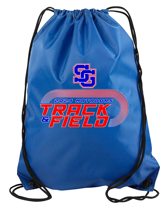 San Gabriel HS Track & Field Turn - Drawstring Bag