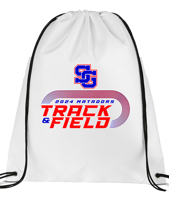 San Gabriel HS Track & Field Turn - Drawstring Bag