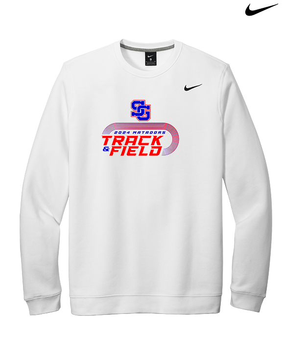 San Gabriel HS Track & Field Turn - Mens Nike Crewneck