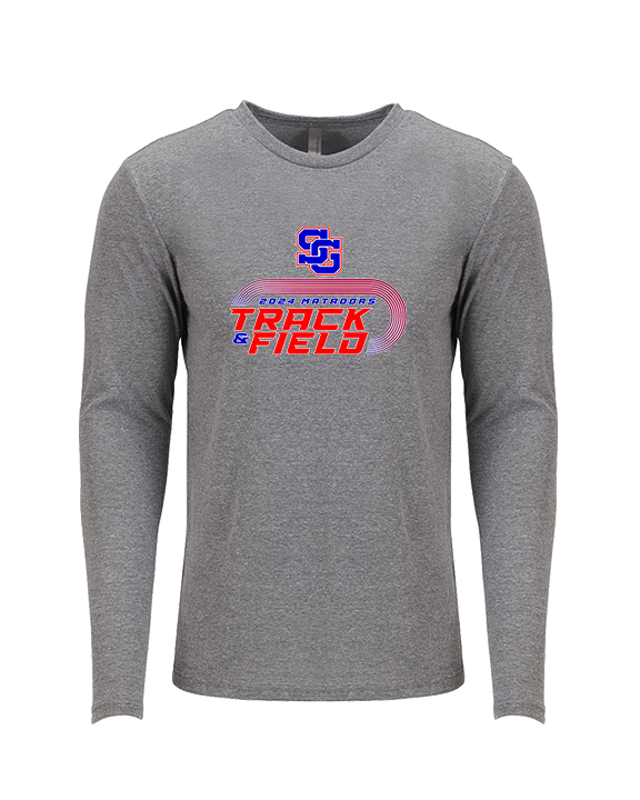 San Gabriel HS Track & Field Turn - Tri-Blend Long Sleeve
