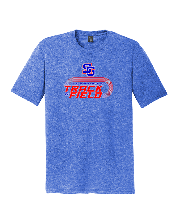 San Gabriel HS Track & Field Turn - Tri-Blend Shirt