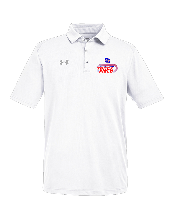 San Gabriel HS Track & Field Turn - Under Armour Mens Tech Polo
