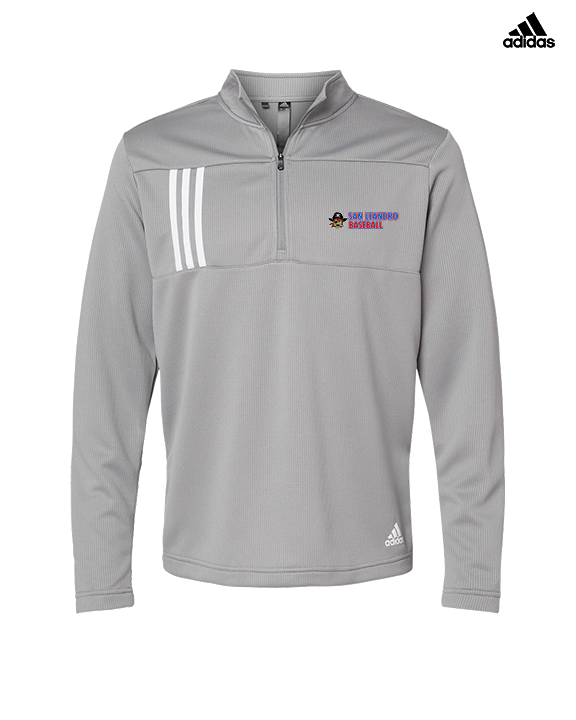 San Leandro HS Baseball Basic - Mens Adidas Quarter Zip