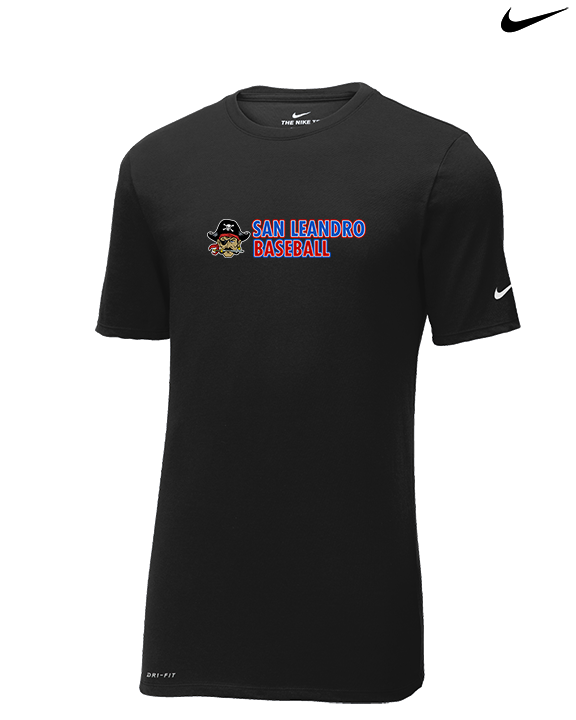 San Leandro HS Baseball Basic - Mens Nike Cotton Poly Tee