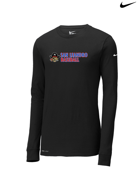 San Leandro HS Baseball Basic - Mens Nike Longsleeve