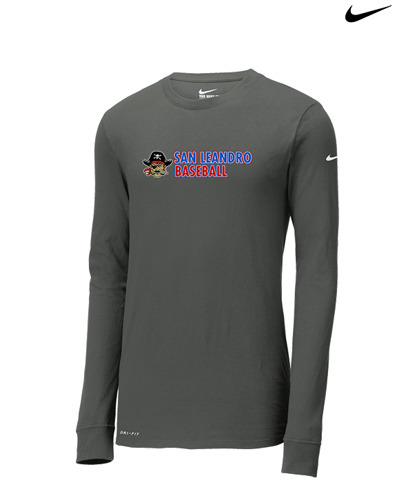 San Leandro HS Baseball Basic - Mens Nike Longsleeve