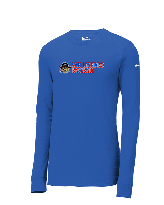 San Leandro HS Baseball Basic - Mens Nike Longsleeve