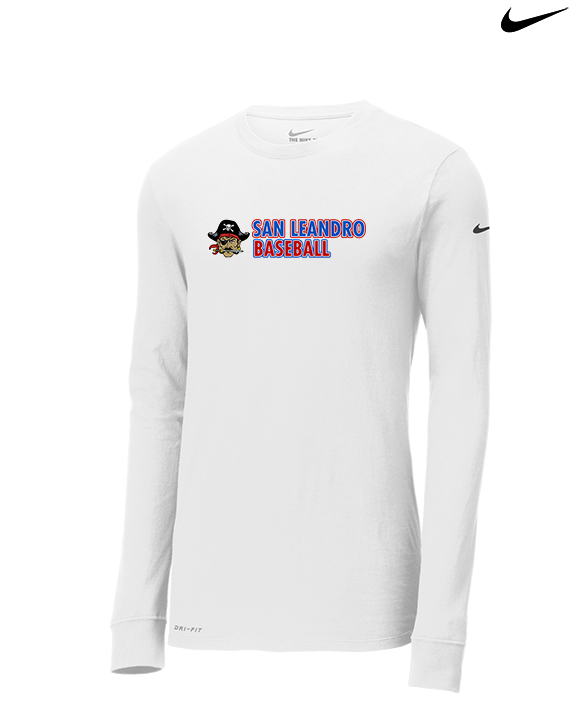 San Leandro HS Baseball Basic - Mens Nike Longsleeve