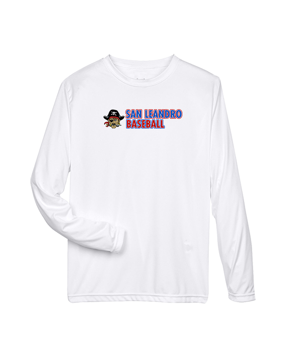 San Leandro HS Baseball Basic - Performance Longsleeve