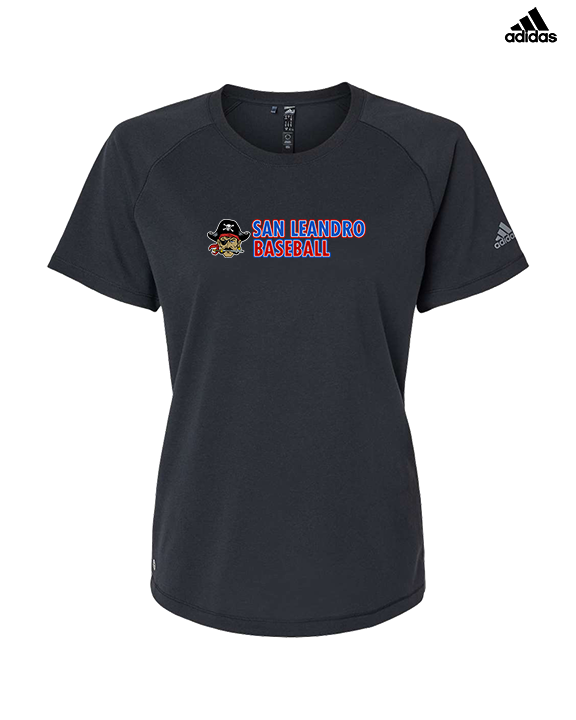 San Leandro HS Baseball Basic - Womens Adidas Performance Shirt