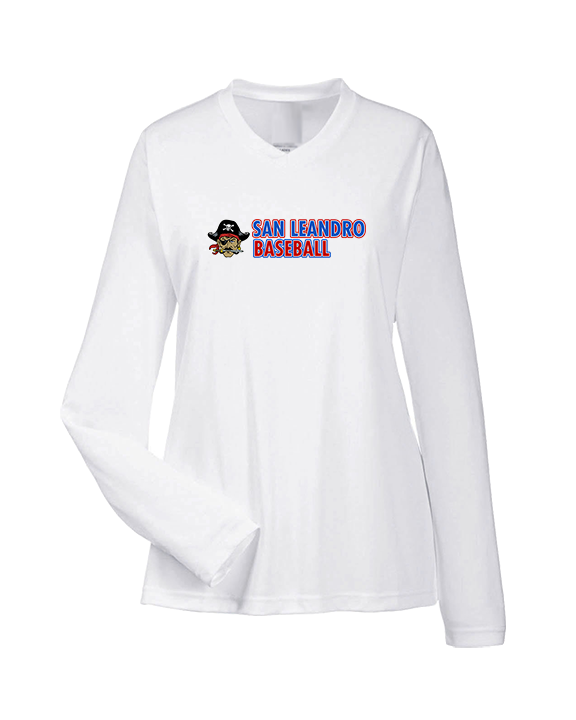 San Leandro HS Baseball Basic - Womens Performance Longsleeve