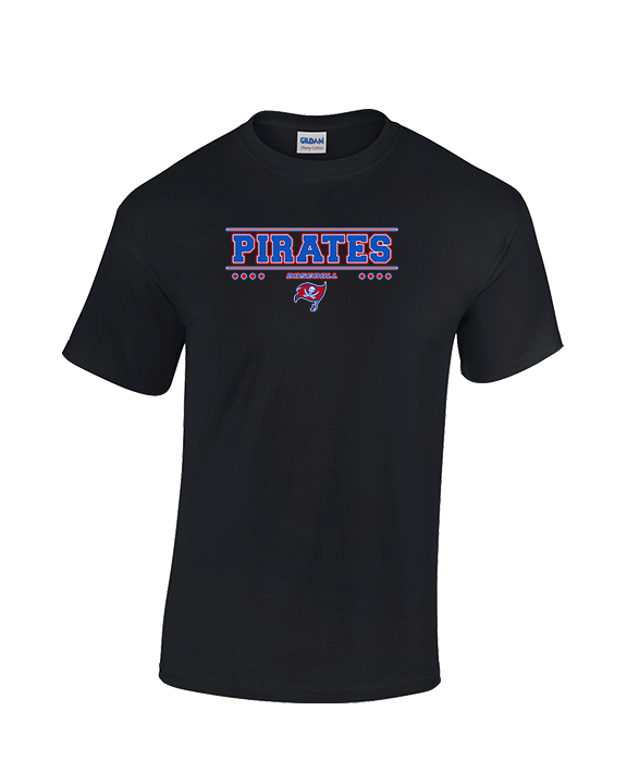 San Leandro HS Baseball Border - Cotton T-Shirt