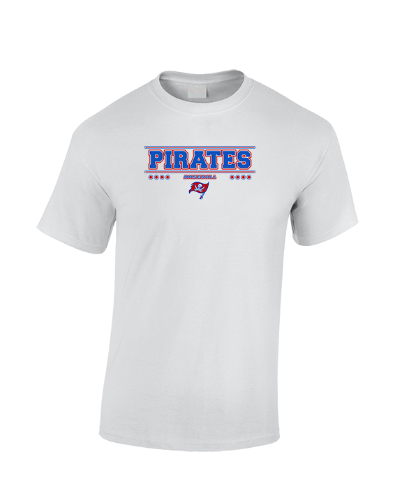 San Leandro HS Baseball Border - Cotton T-Shirt