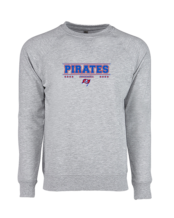 San Leandro HS Baseball Border - Crewneck Sweatshirt