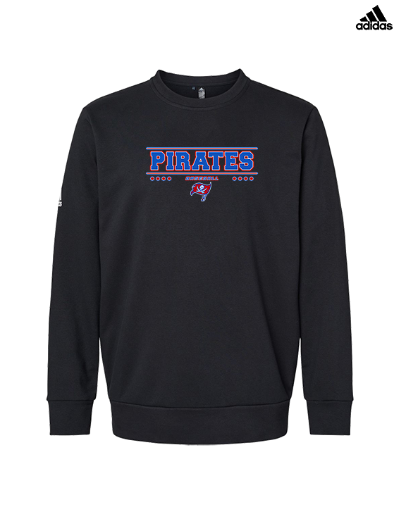 San Leandro HS Baseball Border - Mens Adidas Crewneck