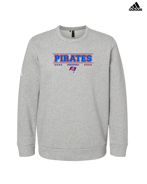 San Leandro HS Baseball Border - Mens Adidas Crewneck