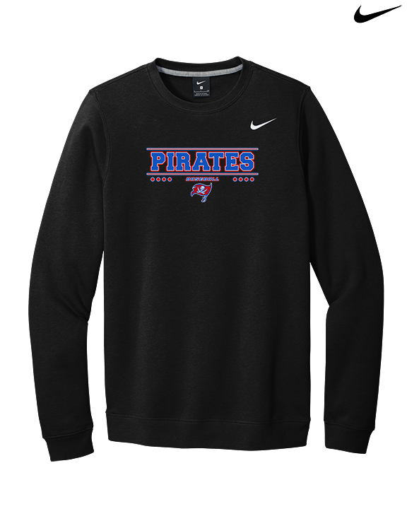 San Leandro HS Baseball Border - Mens Nike Crewneck