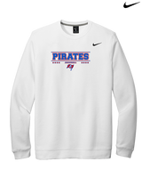 San Leandro HS Baseball Border - Mens Nike Crewneck