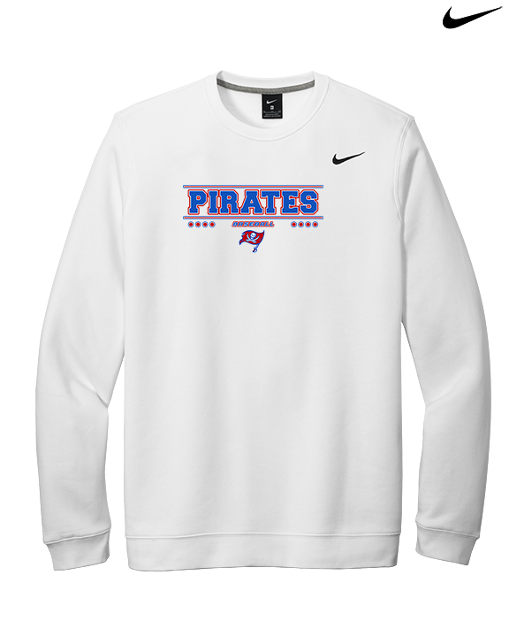 San Leandro HS Baseball Border - Mens Nike Crewneck