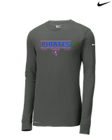 San Leandro HS Baseball Border - Mens Nike Longsleeve