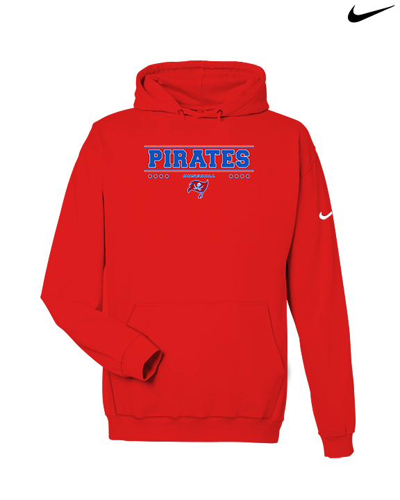 San Leandro HS Baseball Border - Nike Club Fleece Hoodie