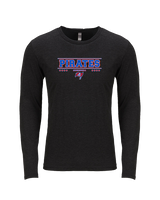 San Leandro HS Baseball Border - Tri-Blend Long Sleeve