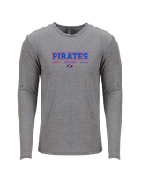 San Leandro HS Baseball Border - Tri-Blend Long Sleeve