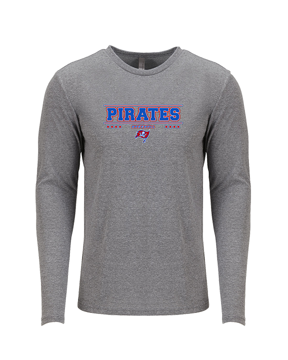 San Leandro HS Baseball Border - Tri-Blend Long Sleeve