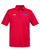 San Leandro HS Baseball Border - Under Armour Mens Tech Polo