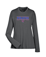 San Leandro HS Baseball Border - Womens Performance Longsleeve