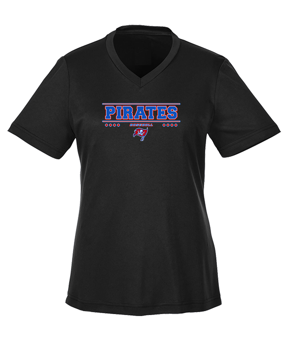 San Leandro HS Baseball Border - Womens Performance Shirt