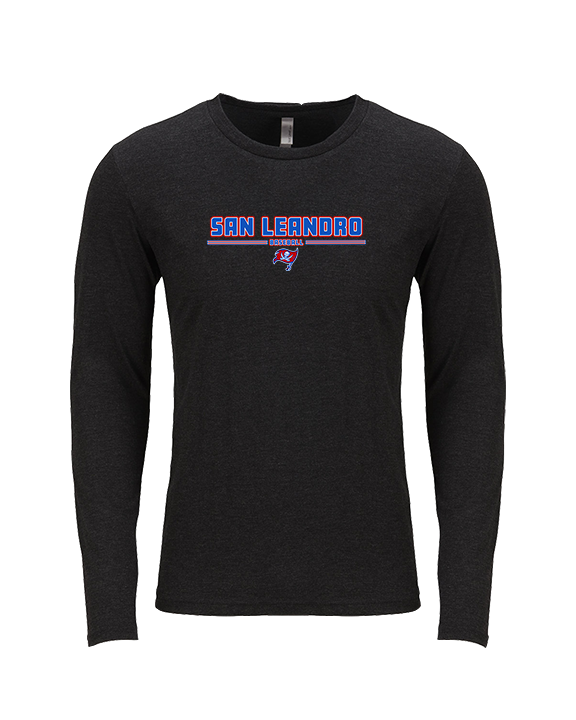 San Leandro HS Baseball Keen - Tri-Blend Long Sleeve