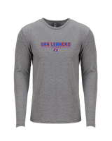 San Leandro HS Baseball Keen - Tri-Blend Long Sleeve