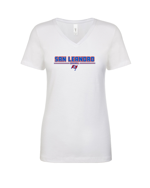 San Leandro HS Baseball Keen - Womens Vneck
