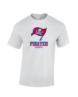 San Leandro HS Baseball Shadow - Cotton T-Shirt