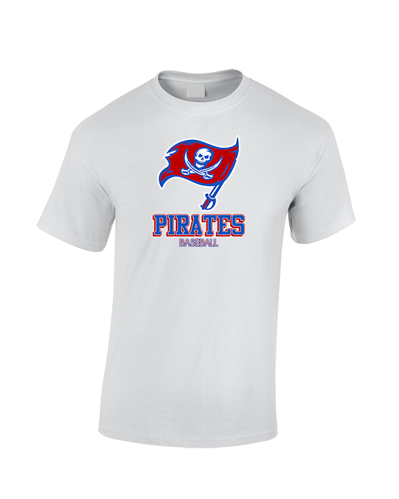 San Leandro HS Baseball Shadow - Cotton T-Shirt