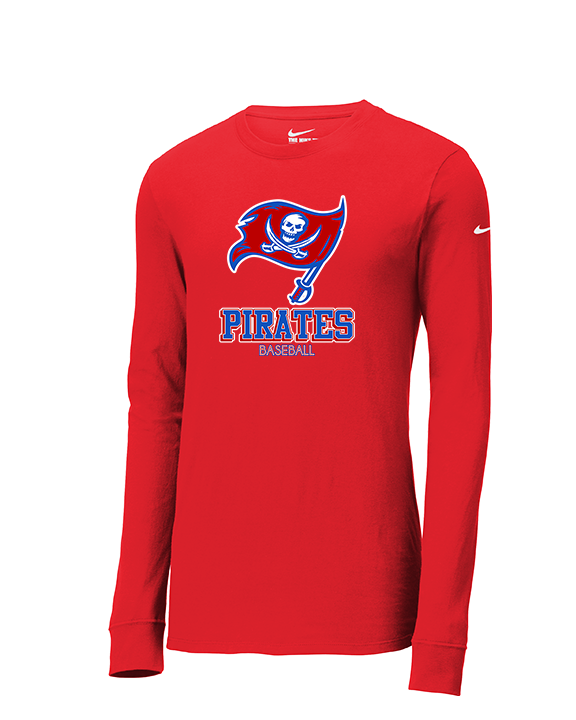 San Leandro HS Baseball Shadow - Mens Nike Longsleeve