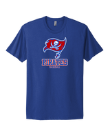 San Leandro HS Baseball Shadow - Mens Select Cotton T-Shirt