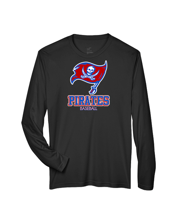 San Leandro HS Baseball Shadow - Performance Longsleeve
