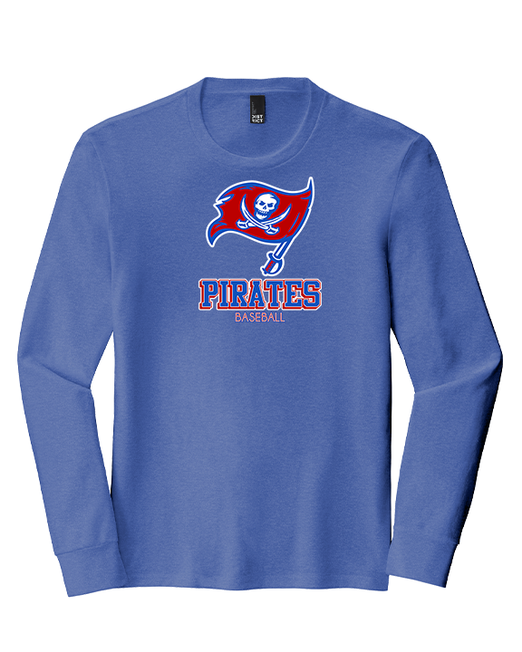 San Leandro HS Baseball Shadow - Tri-Blend Long Sleeve