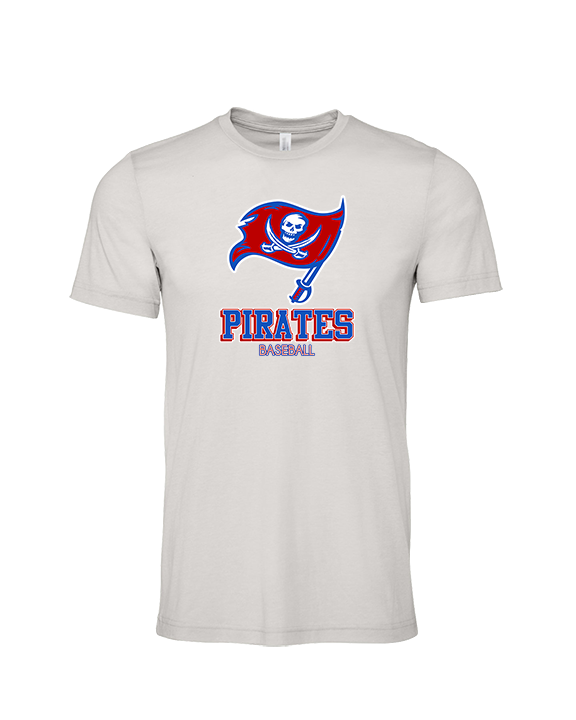 San Leandro HS Baseball Shadow - Tri-Blend Shirt