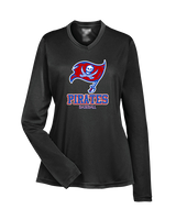 San Leandro HS Baseball Shadow - Womens Performance Longsleeve